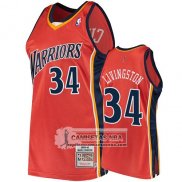 Camiseta Golden State Warriors Shaun Livingston 2009-10 Hardwood Classics Naranja