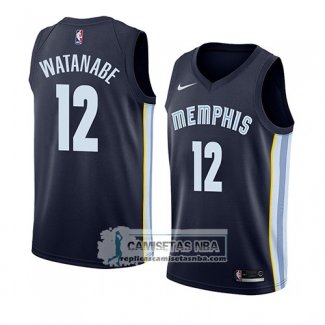 Camiseta Grizzlies Yuta Watanabe Icon 2018 Azul