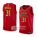 Camiseta Hawks Mike Muscala Statement 2018 Rojo