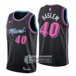 Camiseta Heat Udonis Haslem Ciudad 2018-19 Negro