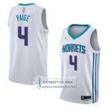 Camiseta Hornets Marcus Paige Association 2018 Blanco