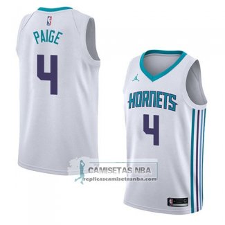 Camiseta Hornets Marcus Paige Association 2018 Blanco