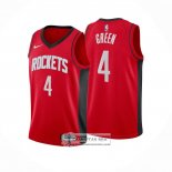 Camiseta Houston Rockets Jalen Green NO 4 Icon 2024-25 Rojo