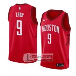 Camiseta Houston Rockets Zhou Qi Earned 2018-19 Rojo