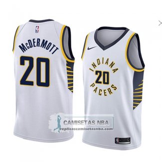 Camiseta Indiana Pacers Doug Mcdermott Association 2018 Blanco