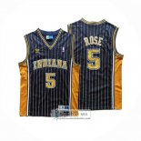 Camiseta Indiana Pacers Jalen Rose NO 5 Azul
