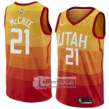 Camiseta Jazz Erik Mccree Ciudad 2018 Amarillo