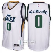 Camiseta Jazz Nigel Williams Goss Home 2017-18 Blanco