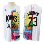 Camiseta KAWS x Jordan x NBA Blanco