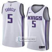 Camiseta Kings Bruno Caboclo Association 2018 Blanco