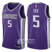 Camiseta Kings De'aaron Fox Icon 2017-18 Violeta