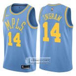 Camiseta Lakers Brandon Ingram Hardwood Classic 2017-18 Azul