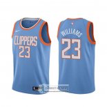 Camiseta Los Angeles Clippers Lou Williams Ciudad Azul