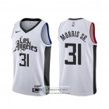 Camiseta Los Angeles Clippers Marcus Morris Sr. Ciudad Blanco
