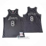 Camiseta Los Angeles Lakers Kobe Bryant NO 8 Swingman Mitchell & Ness 1996-97 Negro