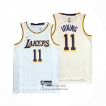 Camiseta Los Angeles Lakers Kyrie Irving NO 11 Association Blanco