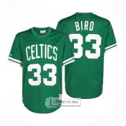 Camiseta Manga Corta Boston Celtics Larry Bird NO 33 Verde