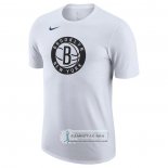 Camiseta Manga Corta Brooklyn Nets Ciudad Edition Blanco
