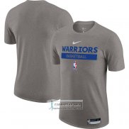 Camiseta Manga Corta Golden State Warriors Practice Performance 2022-23 Gris