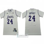 Camiseta Manga Corta Los Angeles Lakers Kobe Bryant NO 24 Blanco