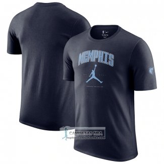 Camiseta Manga Corta Memphis Grizzlies Essential Ciudad Negro