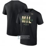 Camiseta Manga Corta Milwaukee Bucks 2023 NBA Playoffs Jump Ball Negro