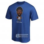 Camiseta Manga Corta Philadelphia 76ers Joel Embiid Star Player Azul