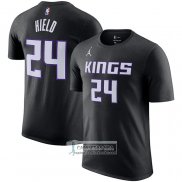 Camiseta Manga Corta Sacramento Kings Buddy Hield Statement Negro