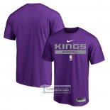 Camiseta Manga Corta Sacramento Kings Practice Performance 2022-23 Violeta