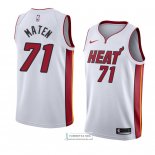 Camiseta Miami Heat Yante Maten Association 2017-18 Blanco