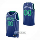 Camiseta Minnesota Timberwolves Personalizada Icon 2026-27 Azul