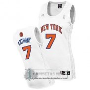 Camiseta Mujer Knicks Anthony Blanco