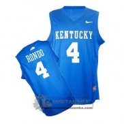 Camiseta NCAA Kentucky Wildcat Rajon Rondo Azul