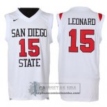 Camiseta NCAA San Diego State Leonard Blanco