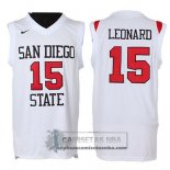 Camiseta NCAA San Diego State Leonard Blanco