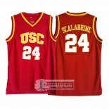 Camiseta NCAA USC Scalabrine Rojo