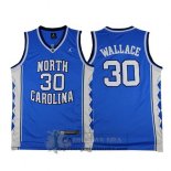 Camiseta NCAA Universidad de Carolina del Norte Wallace Azul