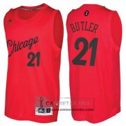 Camiseta Navidad Bulls Butler 2016 Rojo