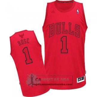 Camiseta Navidad Bulls Rose 2012 Rojo