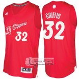 Camiseta Navidad Clippers Blake Griffin 2016 Rojo