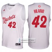 Camiseta Navidad Rockets Nene Hilario 2016 Blanco