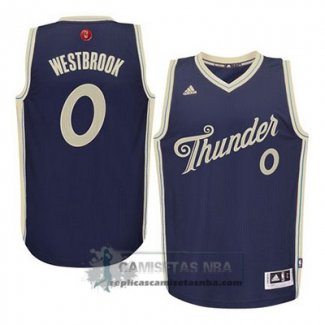 Camiseta Navidad Thunder Westbrook 2015 Azul