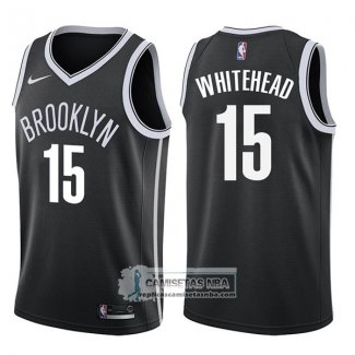 Camiseta Nets Isaiah Whitehead Icon 2017-18 Negro