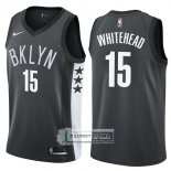 Camiseta Nets Isaiah Whitehead Statement 2017-18 Negro