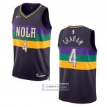 Camiseta New Orleans Pelicans Devonte Graham NO 4 Ciudad 2022-23 Violeta