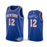 Camiseta New York Knicks Jared Harper Statement 2020-21 Azul