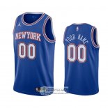 Camiseta New York Knicks Personalizada Statement 2020-21 Azul