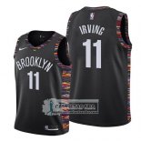 Camiseta Nino Brooklyn Nets Kyrie Irving Ciudad 2019-20 Negro