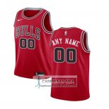 Camiseta Nino Chicago Bulls Personalizada 2017-18 Rojo