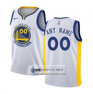 Camiseta Nino Golden State Warriors Personalizada 2017-18 Blanco